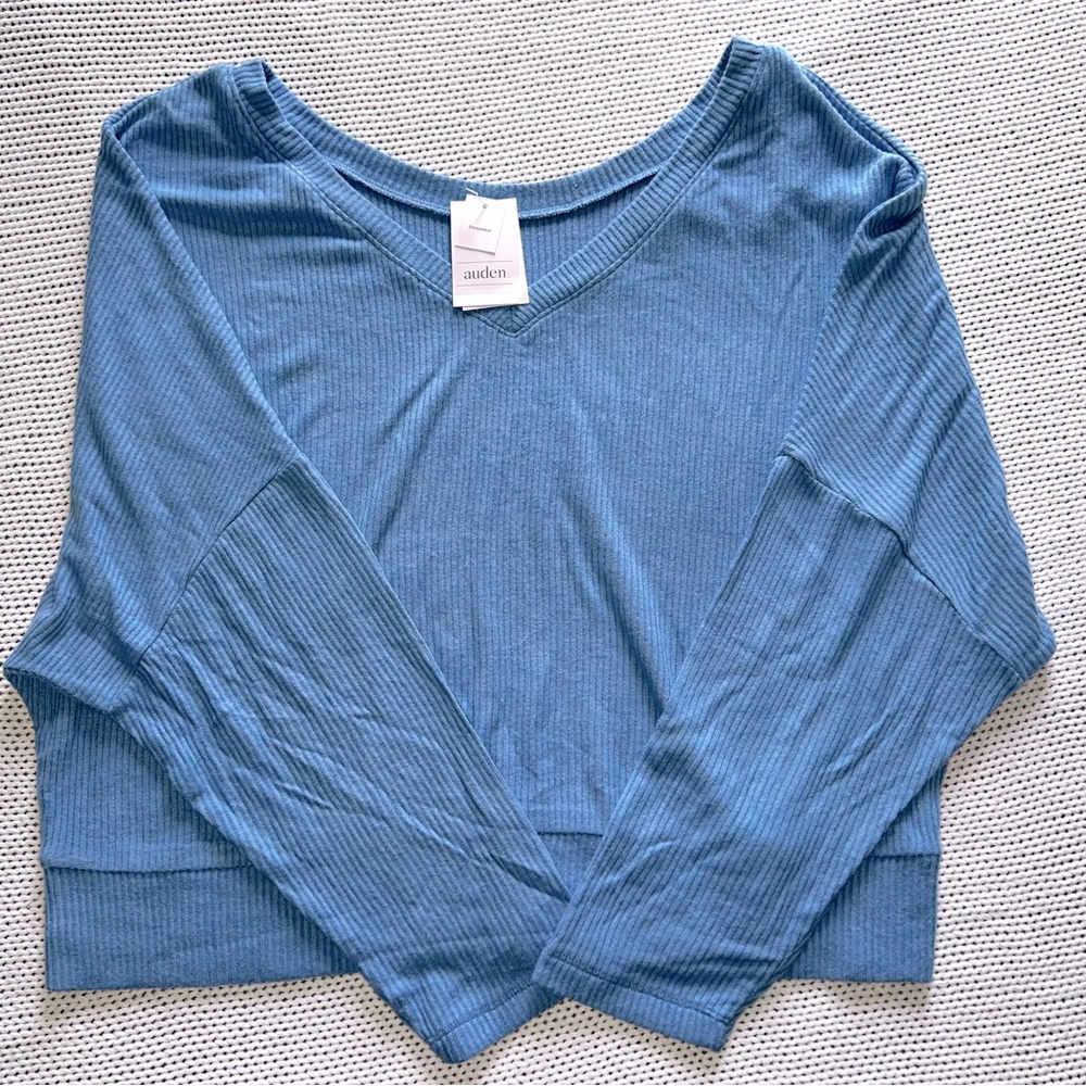 Auden: Women’s Reversible Cozy Ribbed Pullover (Large)